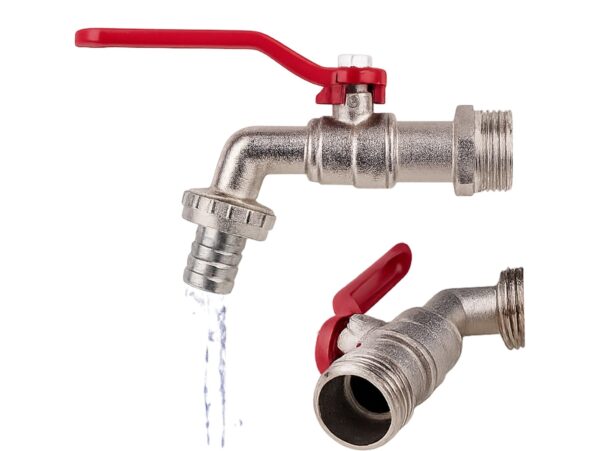 KRAN ZAWÓR KULOWY OGRODOWY WĄŻ 1/2 CZERPALNY