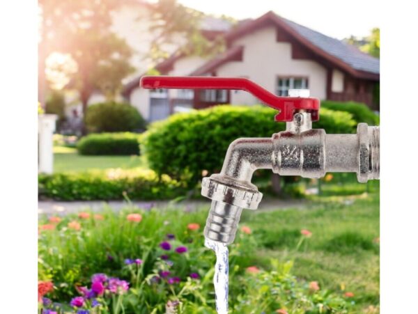 KRAN ZAWÓR KULOWY OGRODOWY WĄŻ 1/2 CZERPALNY