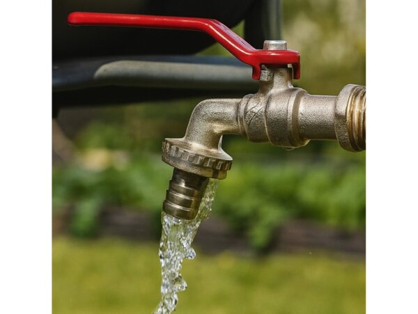 KRAN ZAWÓR KULOWY OGRODOWY WĄŻ 1/2 CZERPALNY