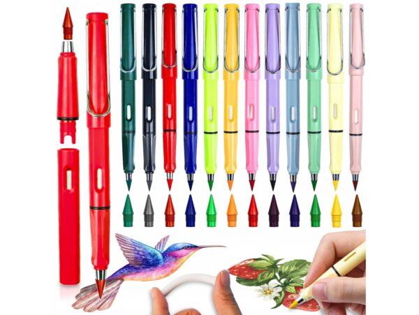 KREDKI WIECZNE 12KOLORÓW MAGICZNE BEZ TEMPEROWANIA