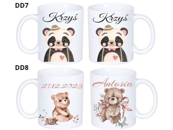 KUBEK DO SUBLIMACJI 330ML BIAŁY - Dla Dzieci - grupa