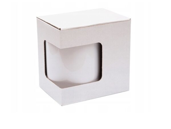 KUBEK DO SUBLIMACJI 330ML BIAŁY + PUDEŁKO