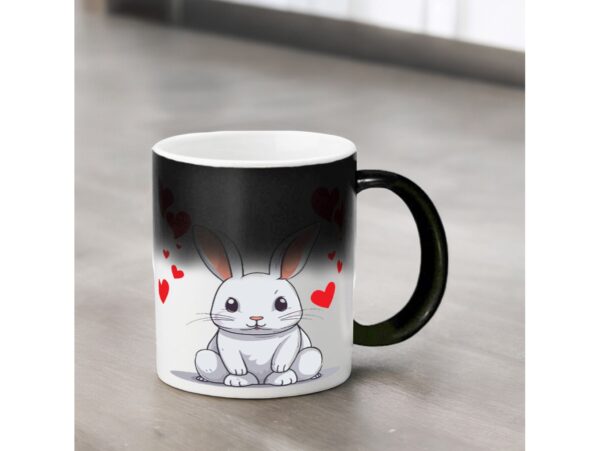 KUBEK DO SUBLIMACJI 330ML CZARNY MAGICZNY