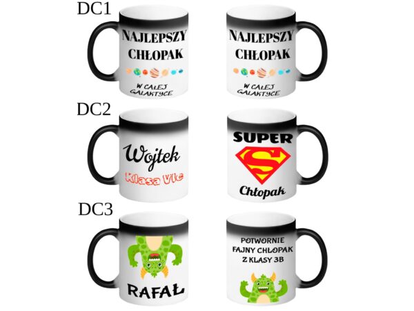 KUBEK DO SUBLIMACJI 330ML CZARNY MAGICZNY