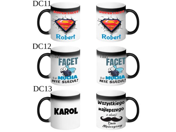 KUBEK DO SUBLIMACJI 330ML CZARNY MAGICZNY