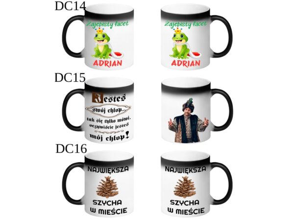 KUBEK DO SUBLIMACJI 330ML CZARNY MAGICZNY