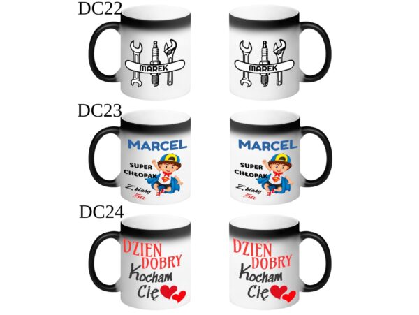 KUBEK DO SUBLIMACJI 330ML CZARNY MAGICZNY