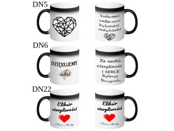 KUBEK DO SUBLIMACJI 330ML CZARNY MAGICZNY