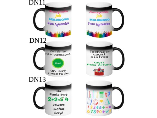 KUBEK DO SUBLIMACJI 330ML CZARNY MAGICZNY