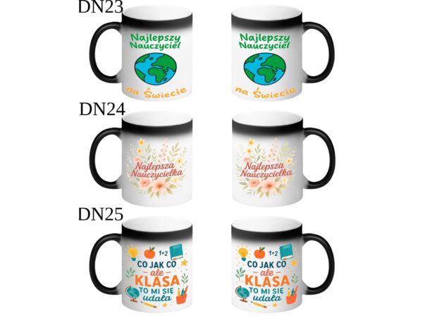 KUBEK DO SUBLIMACJI 330ML CZARNY MAGICZNY