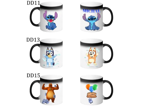 KUBEK DO SUBLIMACJI 330ML CZARNY MAGICZNY