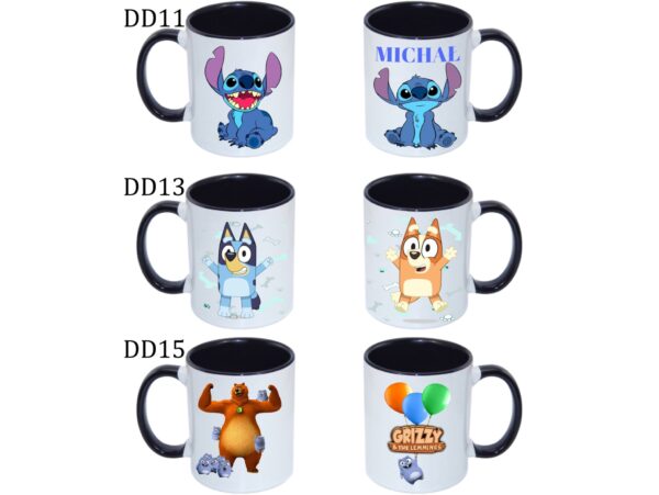 KUBEK DO SUBLIMACJI 330ML CZARNY UCHWYT