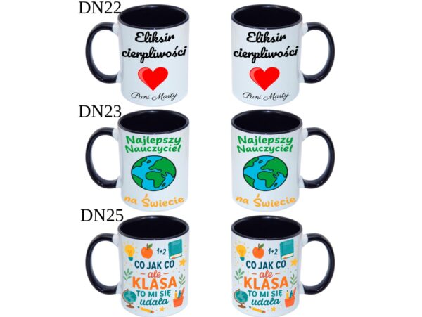 KUBEK DO SUBLIMACJI 330ML CZARNY UCHWYT