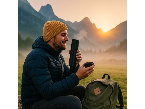 KUBEK TERMICZNY SMART 500ML - czarny