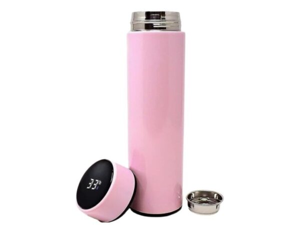 KUBEK TERMICZNY SMART 500ML - różowy