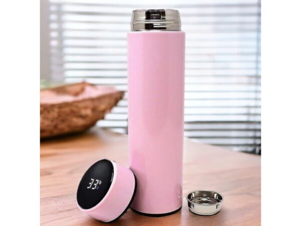 KUBEK TERMICZNY SMART 500ML - różowy