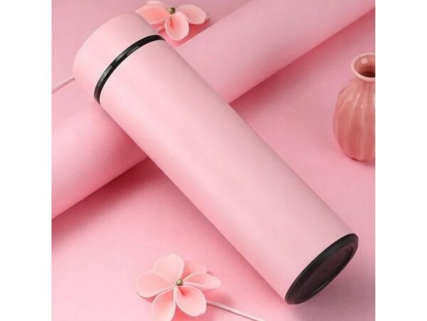 KUBEK TERMICZNY SMART 500ML - różowy