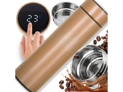 KUBEK TERMICZNY SMART 500ML - złoty