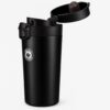 KUBEK TERMICZNY TURYSTYCZNY 380ML - czarny