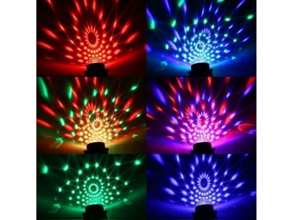 KULA DISCO PROJEKTOR RGB + PILOT
