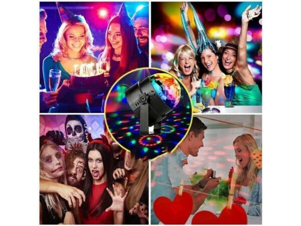 KULA DISCO PROJEKTOR RGB + PILOT