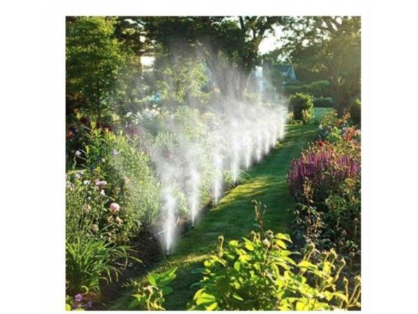 KURTYNA WODNA MGIEŁKA ZRASZACZ OGRÓD ZESTAW 20M