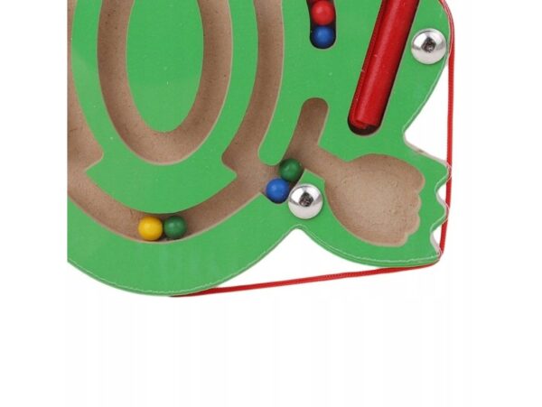 LABIRYNT MAGNETYCZNY GRA ZRĘCZNOŚCIOWA - żabka