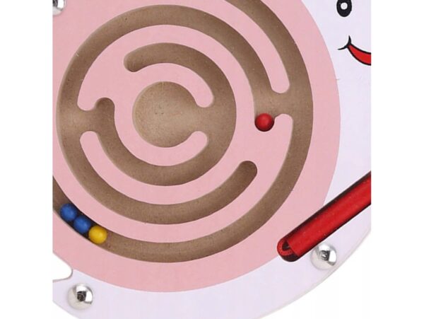 LABIRYNT MAGNETYCZNY GRA ZRĘCZNOŚCIOWA - ślimak