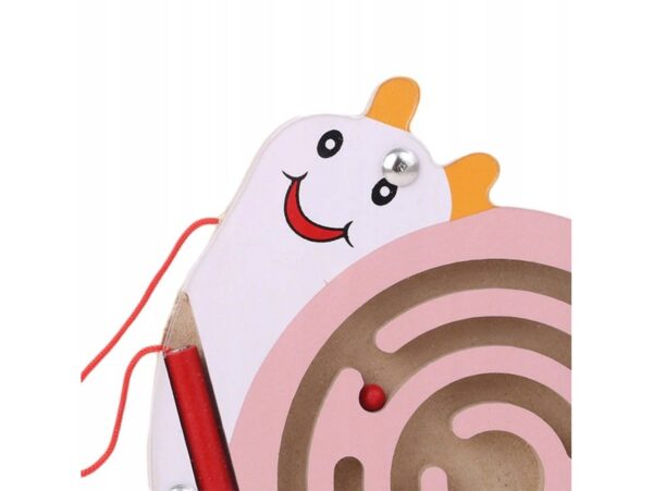 LABIRYNT MAGNETYCZNY GRA ZRĘCZNOŚCIOWA - ślimak