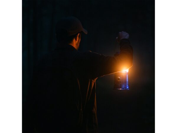 LAMPA KEMPINGOWA SOLAR AKUMULATOR 2w1 - niebieski