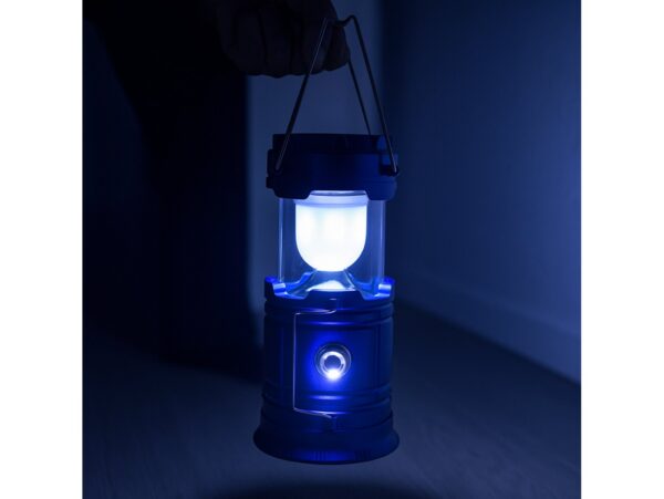 LAMPA KEMPINGOWA SOLAR AKUMULATOR 2w1 - niebieski