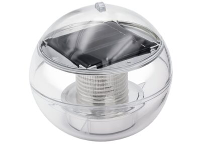 LAMPA LAMPKA SOLARNA LED PŁYWAJĄCA KULA DO BASENU RGB 11CM