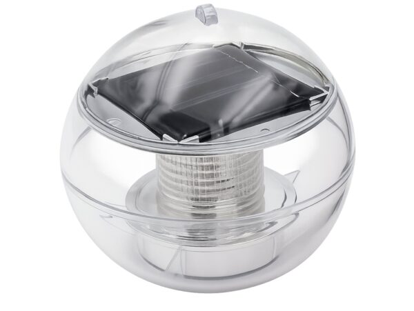 LAMPA LAMPKA SOLARNA LED PŁYWAJĄCA KULA DO BASENU RGB 11CM