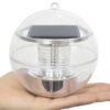 LAMPA LAMPKA SOLARNA LED PŁYWAJĄCA KULA DO BASENU RGB 11CM
