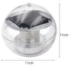 LAMPA LAMPKA SOLARNA LED PŁYWAJĄCA KULA DO BASENU RGB 11CM