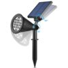LAMPA LAMPKA SOLARNA REFLEKTOR OGRODOWY 7 LED 28x9cm