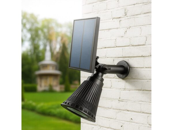LAMPA LAMPKA SOLARNA REFLEKTOR OGRODOWY 7 LED 28x9cm