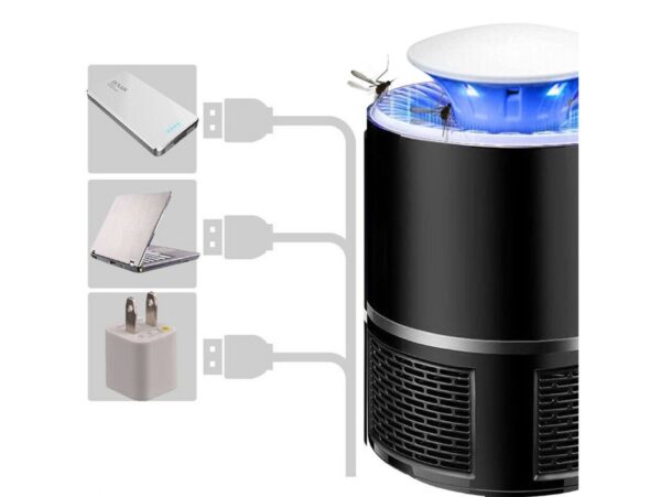 LAMPA NA OWADY UV NA USB 11x19 - czarno-biały