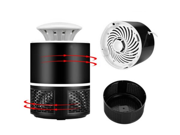 LAMPA NA OWADY UV NA USB 11x19 - czarno-biały