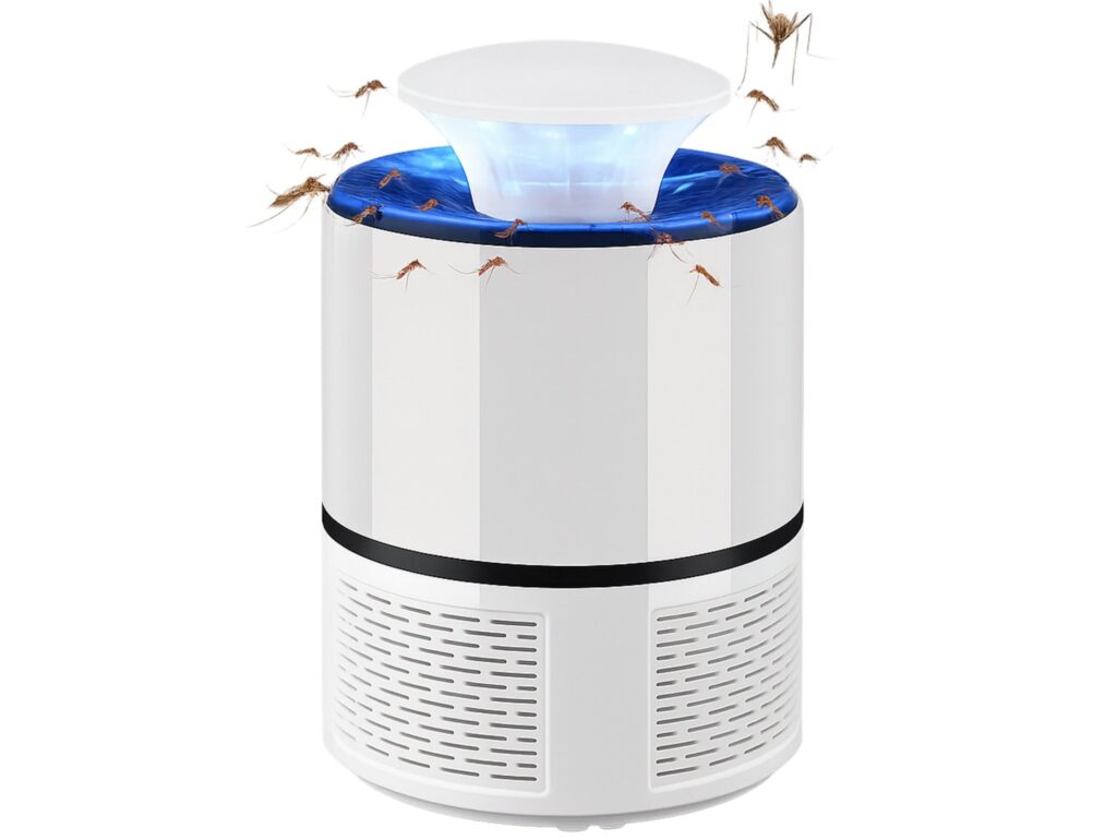 LAMPA NA OWADY UV NA USB - 16x11,5cm biało-czarny