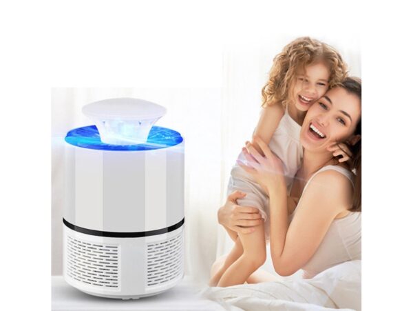 LAMPA NA OWADY UV NA USB - 16x11,5cm biało-czarny