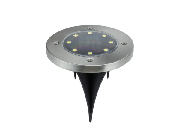 LAMPA OGRODOWA NAJAZDOWA SOLARNA 8 LED