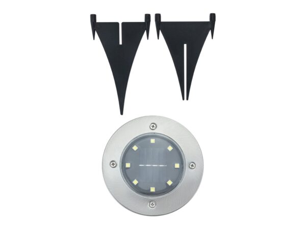 LAMPA OGRODOWA NAJAZDOWA SOLARNA 8 LED