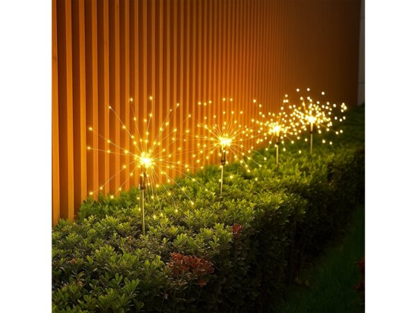 LAMPA OGRODOWA SOLARNA 90 LED DRZEWKO - ciepły biały