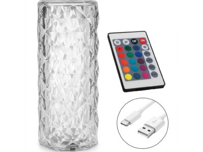 LAMPA ROSE DIAMOND DOTYKOWA +PILOT 22cm