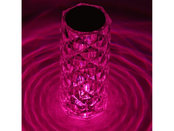 LAMPA ROSE DIAMOND DOTYKOWA +PILOT 22cm