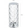 LAMPA ROSE DIAMOND DOTYKOWA +PILOT 22cm