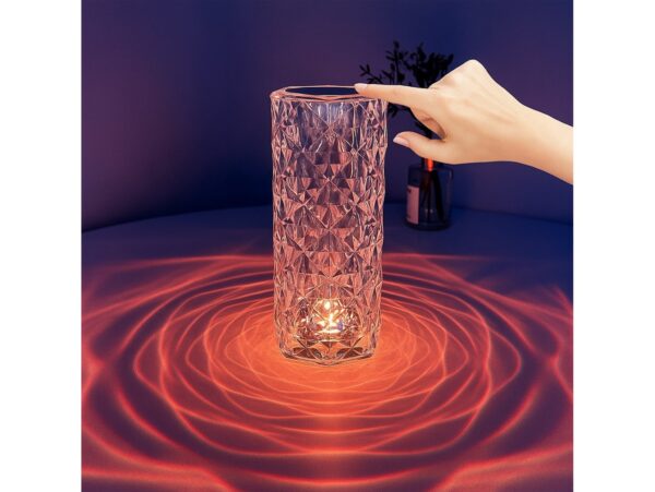 LAMPA ROSE DIAMOND DOTYKOWA +PILOT 22cm