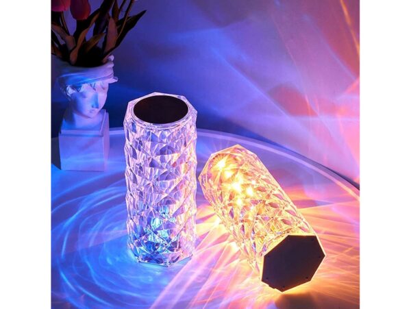 LAMPA ROSE DIAMOND DOTYKOWA +PILOT 22cm