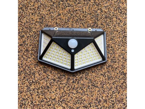 LAMPA SOLARNA CZUJNIK RUCHU ZMIERZCHU 100 LED